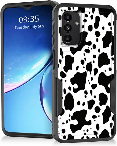 Miniatura 20 de Funda para Galaxy A14 5G, resistente de doble capa híbrida de policarbonato duro, goma suave, a prueba de golpes, funda protectora resistente
