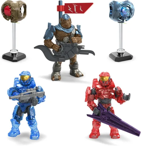 Miniatura 5 de MEGA Halo - Juego de juguetes de construcción de figuras de acción, paquete de personajes con 339 piezas, articulación posable, 2 pulgadas de alto
