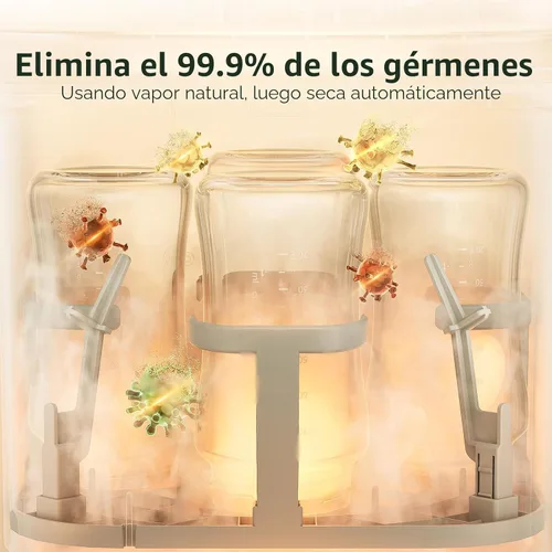 Miniatura 4 de Momcozy KleanPal Pro - Lavadora, esterilizador y secadora de biberones, máquina de limpieza todo en uno para biberones, piezas de bomba y artículos