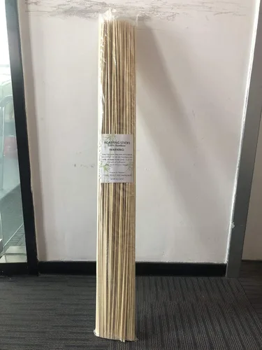 Miniatura 2 de Paquete de 110 palos de bambú para asar malvaviscos y perros calientes, extra largos, seguros para niños, diseño de 36 pulgadas, pinchos desechables