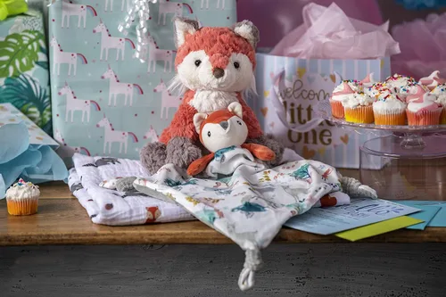 Miniatura 3 de Mary Meyer Masilla de peluche suave, 8 pulgadas, zorro coral