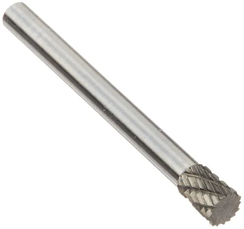 Miniatura 66 de Drill America SA-1 Rebaba de carburo/lima giratoria cilíndrica de doble corte para amoladora de troquel de 1/4" de diámetro x 5/8" de longitud