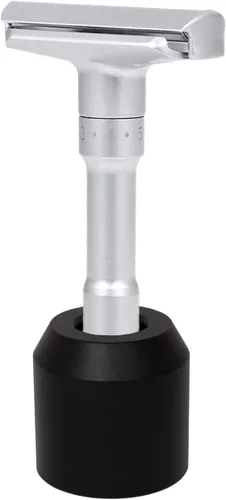 Miniatura 5 de Soporte de la maquinilla de afeitar de la seguridad de los hombres Soporte de la pluma del escritorio de la aleación de aluminio del cepillo