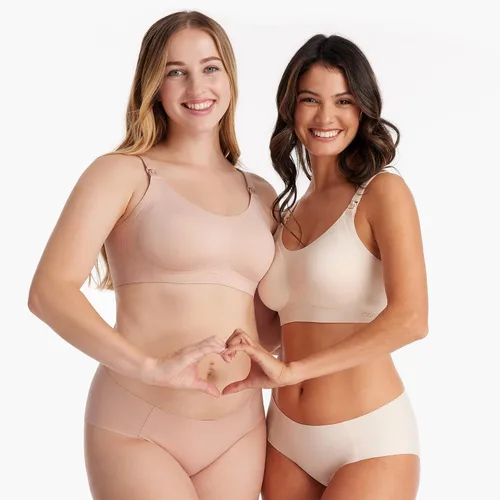 Miniatura 5 de Momcozy Sujetadores de lactancia para lactancia materna, FB016 Jelly Strip Support Comfort Maternity, brasier sin costuras sin costuras