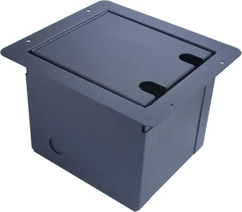 Miniatura 4 de Empotrable en el piso etapa caja: 4 XLR hembra, 2 XLR macho, 2 1/4" TRS y 1 CAT5 – precableado