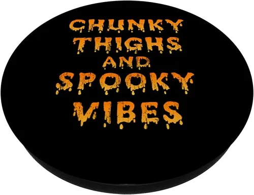 Miniatura 2 de Toneladas gruesas de muslos y vibraciones espeluznantes de Halloween PopSockets intercambiables PopGrip