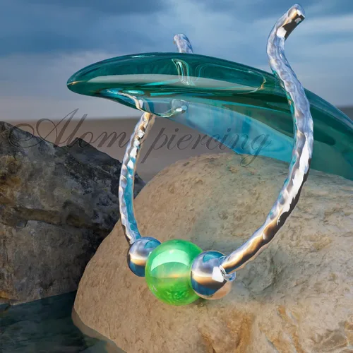 Miniatura 36 de Fake Opal Septum Rings