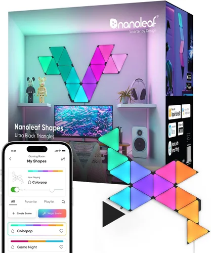 Miniatura 13 de Nanoleaf Shapes Hexagons Smarter KIT 7 Paneles - Multicolor
