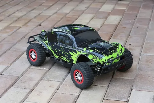 SummitLink Cuerpo personalizado verde fangoso sobre negro compatible con 1/10 Slash 4x4 VXL 2WD Slayer RC coche o camión (camión no incluido)
