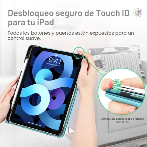 Miniatura 6 de Funda Fintie para iPad Air de 11 pulgadas M3 (2025) / M2 (2024), iPad Air de 5ª (2022) / 4ª generación (2020) de 10.9 pulgadas, funda protectora