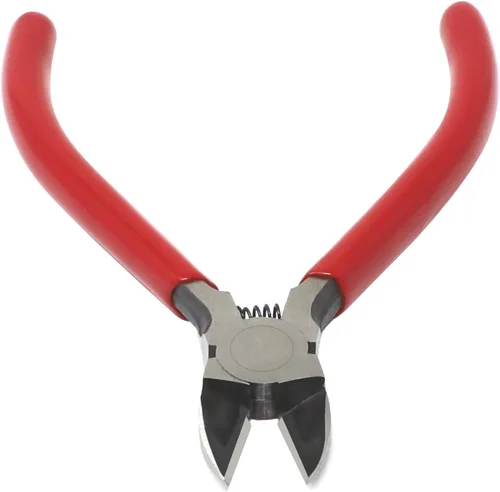 Miniatura 4 de iexcell - Alicates cortacables (10,2 cm, mango de color rojo, acero cromo-vanadio)