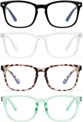 Miniatura 44 de hunsquer Gafas de luz azul para mujer/hombre, gafas de luz azul para computadora negro (806803blacktoucha)