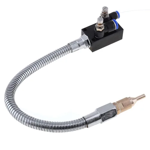 Miniatura 8 de ChgImposs Sistema de pulverización de lubricación de refrigerante de niebla con válvula de retención y boquilla de metal, kit de enfriamiento