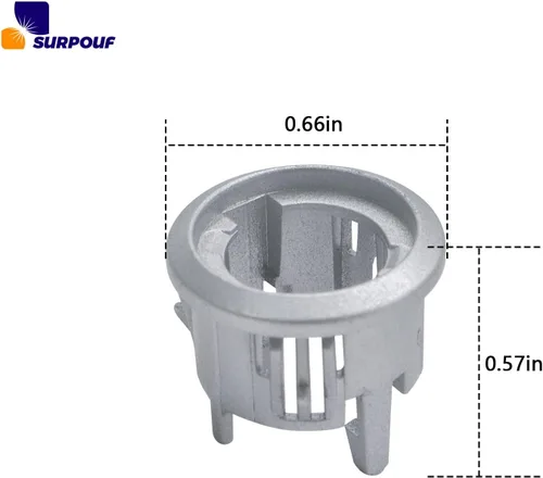 Miniatura 2 de W11116990 Soporte de botón para Whirlpool W10251250 KitchenAid Maytag Jenn-Air