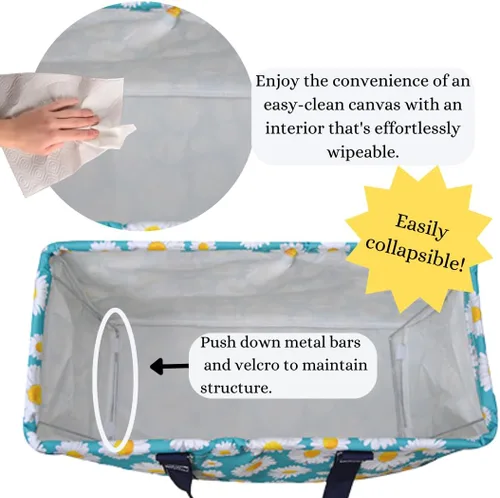 Miniatura 124 de NGIL Bolsa de comestibles reutilizable extra grande plegable de gran tamaño para comestibles, almacenamiento, picnic, playa, Bronco-negro occidental