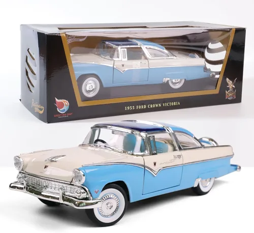 Miniatura 27 de 1948 Tucker Torpedo Escala 1/18 Modelo de Metal Fundido a Presión Premium Colección Clásica Vintage de Aleación de Coches con Vitrina, para Hombres