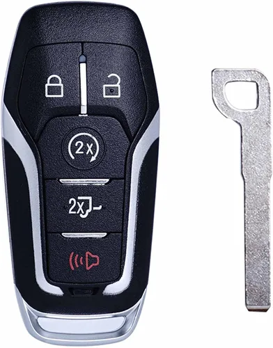 MechanMagic Llavero de repuesto compatible con Ford F-150 F-250 F-350 F-450 2015-2017 con control remoto de entrada inteligente sin llave con puerta