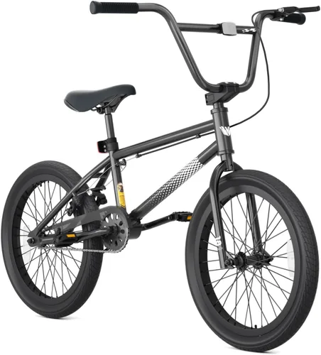 Miniatura 7 de 67i - Bicicleta BMX para niños de 18/20 pulgadas, bicicleta para niños de 8 a 12 años con freno U delantero y trasero, asiento ajustable, horquilla