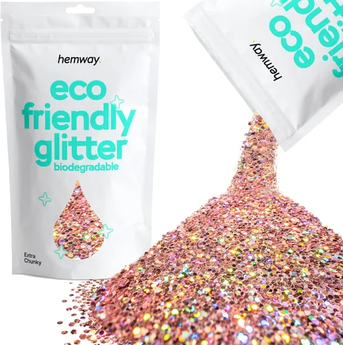 Miniatura 22 de Purpurina biodegradable, holográfica plateada, 3.5 onzas, respetuosa con el medio ambiente, extra gruesa, bioecológica, vegana para festivales