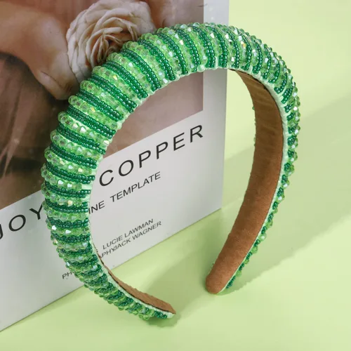 Miniatura 19 de Diadema con cuentas de poni, diadema de Raninbow, cinco de mayo, cinco de mayo, disfraz de fiesta, accesorio para el cabello, con cuentas de arco