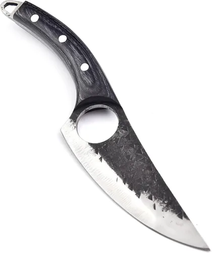 Miniatura 7 de Cuchillo Viking Japan Kitchen mejorado – Cuchillo de carnicero forjado a mano con funda, cuchillo afilado de acero de alto carbono para cortar