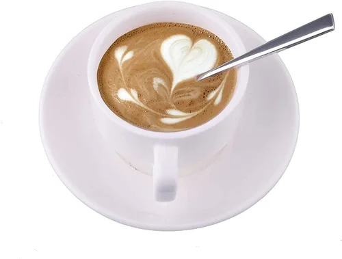 Miniatura 9 de IMEEA Cucharas de café y té de 5.5 pulgadas, cucharas pequeñas de postre de acero inoxidable SUS304 para café, té y helado, juego de 6