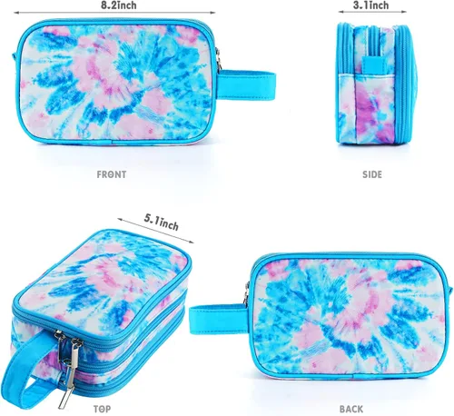 Miniatura 2 de Neceser infantil para niñas y niños, Azul Tie dye