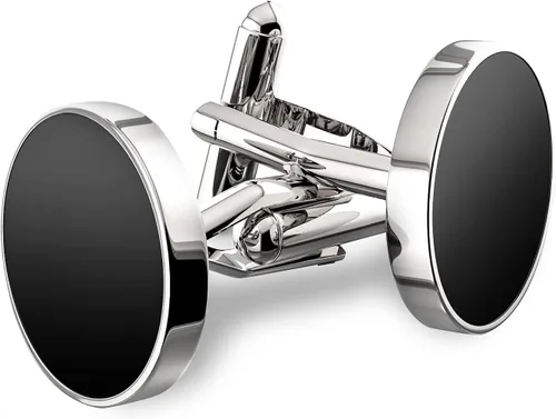 Miniatura 6 de Cufflinks For Men, 316L Stainless Steel Tuxedo Shirt Cuff Links Accessories, Unique Business Groom Wedding Black Silver Gold Jewelry for Son