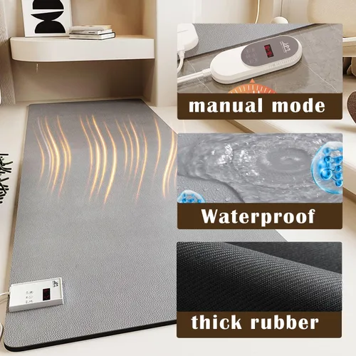Miniatura 3 de Alfombras térmicas para suelo – Alfombra eléctrica con calefacción eléctrica, calentador de alfombra de área, con termostato ajustable de 60