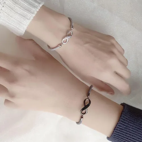 Miniatura 5 de VOYOMI Pulseras de promesa de cuerda para parejas, pulseras de amistad para dos, pulseras para mejores amigas, pulseras para parejas, regalos