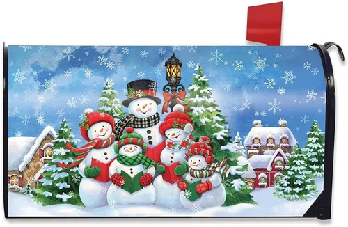 Miniatura 4 de Briarwood Lane - Funda para buzón de Navidad Poinsettia - Tamaño estándar Poinsettia de Navidad