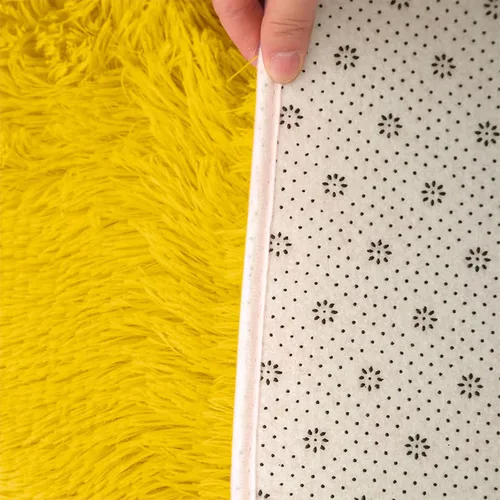 Miniatura 7 de Juego de baño de 3 piezas, tapete de baño ultra suave antideslizante y tapete de baño de felpilla absorbente para bañera, ducha e inodoro (amarillo)