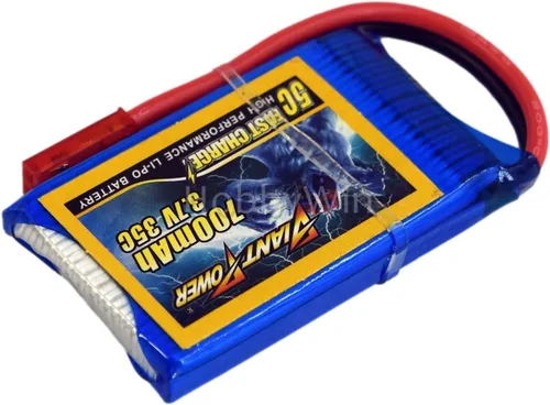 Miniatura 5 de 3.7 V 1S 700 mAh 35C LiPo batería JST Plug para Mini RC Avión Helicóptero Quadcopter