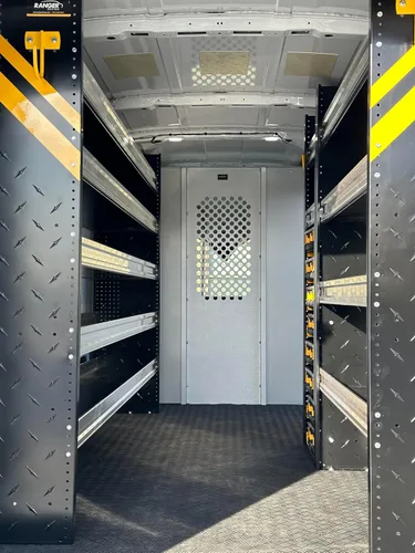 Miniatura 2 de Ranger Design - Paquete de estantería para camioneta Mercedes Sprinter de techo bajo, distancia entre ejes WB de 144 pulgadas, sistema completo