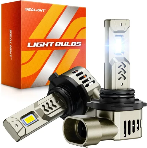 Miniatura 12 de SEALIGHT Bombillas LED antiniebla 9007/HB5, 8 bombillas de uso todoterreno PowerSports, luz de conducción 9007, 6000 K blanco, Plug-N-Play, paquete