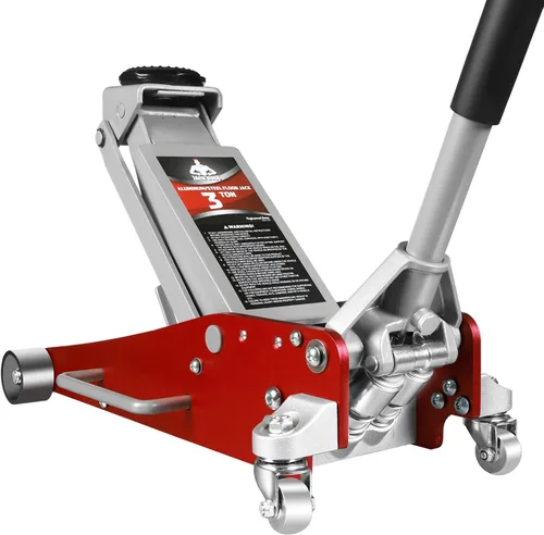 Miniatura 12 de Jack Boss Gato Hidráulico de Carrito de Piso de 2.5 Toneladas (5500 Libras) de Perfil Bajo con Estuche de Almacenamiento Portátil, Rango de Rojo