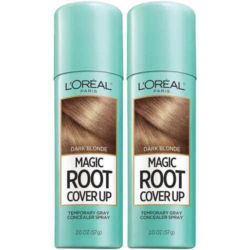 L'Oreal Paris Tinte para el Cabello Root Cover Up Rubio Oscuro 2 Onzas (Paquete de 2) (El Embalaje Puede Variar)