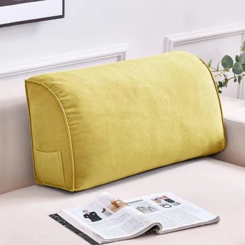 Miniatura 12 de Almohadas de cuña para cabecero, almohada de lectura, almohadas de respaldo para sofá, cojín de cintura para uso diario