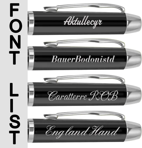 Miniatura 3 de Aolun Bolígrafos personalizados, bolígrafo grabado personalizado, perfecto para cumpleaños, negocios, fiestas con nombre, eslogan o logotipo, tinta