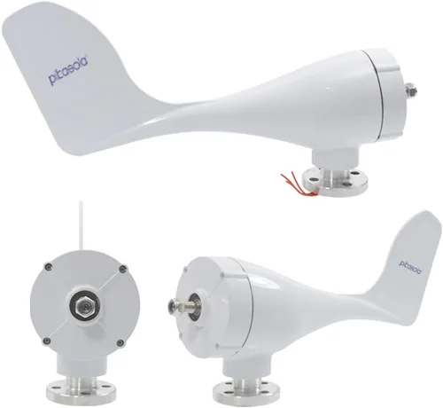 Miniatura 5 de Juego de generador de turbina eólica de 400 W 12 V con 5 cuchillas, con controlador de carga, generador de energía eólica para marina, RV, hogar