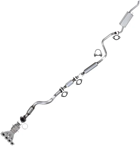 Miniatura 10 de Northeastern Exhaust Kit de sistema de escape de tubo delantero, resonador y silenciador de acero inoxidable compatible con Chevrolet Aveo5