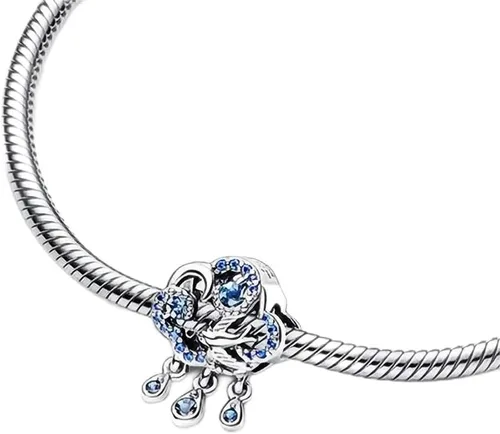 Miniatura 16 de Colgante de plata de ley 925, joyería para niña, regalos para mujer, pulsera y collar