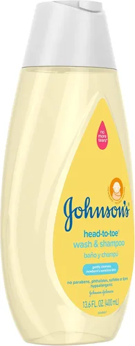 Miniatura 2 de Johnson's Baby Head ToToe - Jabón y champú para bebés + aloe y vitamina B5, lavado de baño 2 en 1 limpia suavemente la delicada piel y el cabello