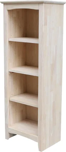 Miniatura 10 de Librería coctelera de madera maciza - 36" H