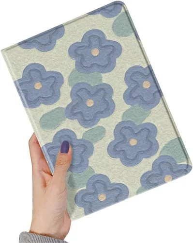 Miniatura 53 de kaidisen Funda de flores compatible con iPad de 9.7 pulgadas, 6ª y 5ª generación, iPad Air/Air 2, diseño de flores, ilustración floral con soporte