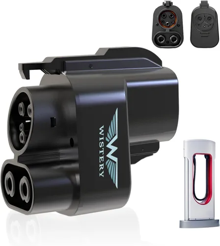 Miniatura 9 de 2025 Adaptador J1772 a Tesla Actualizado, Máx 80A 240V, Compatible con Modelo 3/S/X/Y, Soporta Carga AC Nivel 1 y 2, Funciona con Conectores J1772