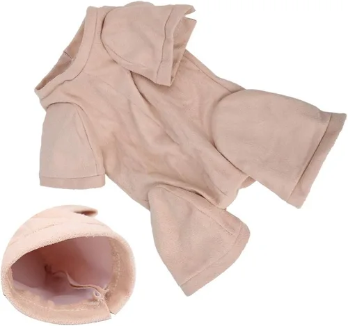 Miniatura 7 de Zerodis Kit de tela para muñeca de bebé recién nacido, accesorio de cuerpo de tela de alta simulación, suministros para hacer muñecas de 3/4 y 3/4