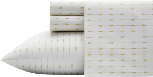 Miniatura 162 de Tommy Bahama - Juego de sábanas tamaño King, ropa de cama de percal 100% algodón con una sensación crujiente y fresca, sábanas con sábana bajera