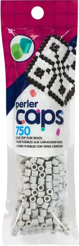 Miniatura 10 de Perler 80-16107 Solid-Top Cap Perler Beads, Bronceado, 750 piezas