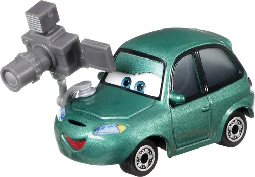 Miniatura 4 de Disney Cars Dash Boardman, miniatura, juguete coleccionable de automóvil basado en películas de autos, para niños de 3 años en adelante, multicolor